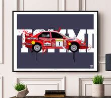 画像をギャラリービューアに読み込む, 1999 Mitsubishi Evo VI - Tommi Mäkinen WRC Print - Fueled.art
