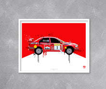 Load image into Gallery viewer, 1999 Mitsubishi Evo VI - Tommi Mäkinen WRC Print - Fueled.art

