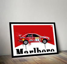 Cargar imagen en el visor de la galería, 1999 Mitsubishi Evo VI - Tommi Mäkinen WRC Print - Fueled.art
