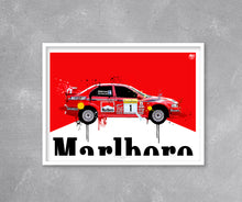 Carica l&#39;immagine nel visualizzatore di Gallery, 1999 Mitsubishi Evo VI - Tommi Mäkinen WRC Print - Fueled.art
