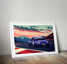 Load image into Gallery viewer, Jason Plato 2001 Vauxhall Astra Coupe BTCC Print - Fueled.art
