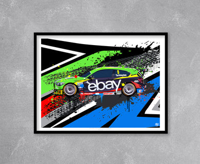 Colin Turkington 2014 BMW 125i M-Sport BTCC Print - Fueled.art