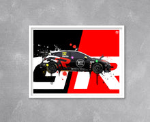 Load image into Gallery viewer, James Dorlin 2025 Toyota Corolla GR Sport BTCC Print - Fueled.art
