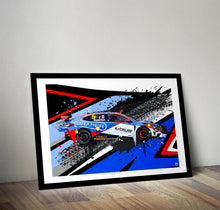 Load image into Gallery viewer, Nic Hamilton 2026 Team Vertu Hyundai i30N BTCC Print - Fueled.art
