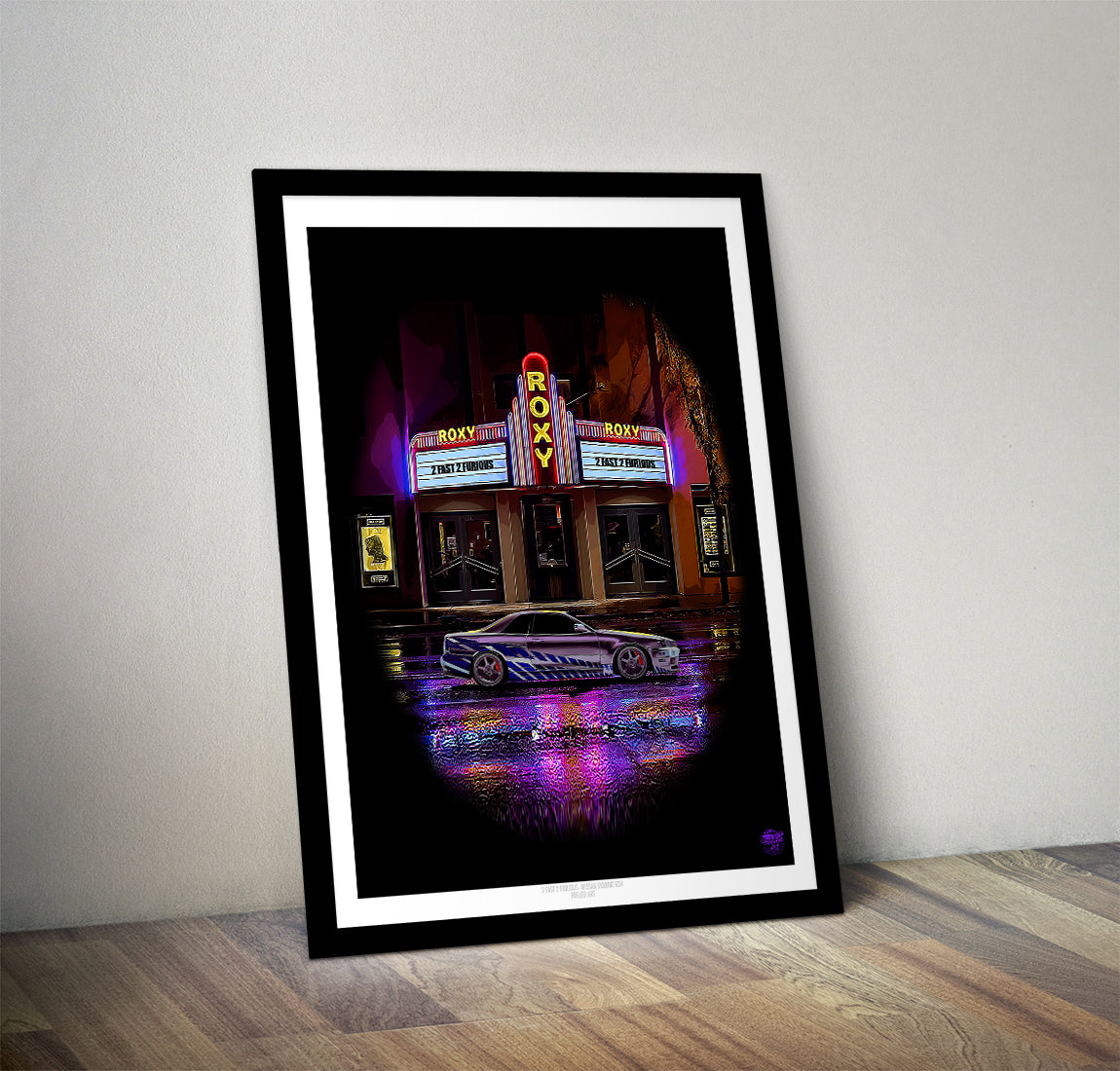 2 Fast 2 Furious Nissan Skyline R34 GT-R print - Fueled.art