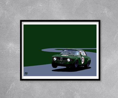 Alfa Romeo Giulia Sprint GTA Print - Fueled.art