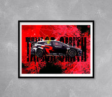 Charger l'image dans la visionneuse de la galerie,Árón Taylor-Smith 2025 Toyota Corolla GR Sport BTCC Print - Fueled.art
