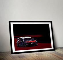 Charger l'image dans la visionneuse de la galerie,Árón Taylor-Smith 2025 Toyota Corolla GR Sport BTCC Print - Fueled.art
