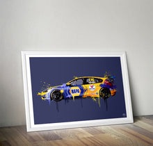 Load image into Gallery viewer, Ash Sutton 2023 Ford Focus ST BTCC Print - Fueled.art
