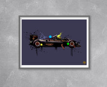 Load image into Gallery viewer, Ayrton Senna 1985 Lotus 97T F1 Print
