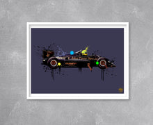 Load image into Gallery viewer, Ayrton Senna 1985 Lotus 97T F1 Print
