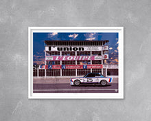 Load image into Gallery viewer, BMW 3.0 CSL Reims Gueux Print - Fueled.art
