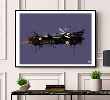 Load image into Gallery viewer, Batman Batmobile print - Fueled.art

