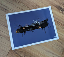 画像をギャラリービューアに読み込む, Batman Batmobile print - Fueled.art
