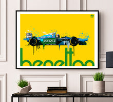 Carica l&#39;immagine nel visualizzatore di Gallery, Michael Schumacher B194 Benetton F1 Print - Fueled.art
