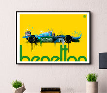 Load image into Gallery viewer, Michael Schumacher B194 Benetton F1 Print - Fueled.art
