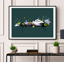Lade das Bild in den Galerie-Viewer, Jenson Button 2009 Brawn BGP001 F1 Print - Fueled.art
