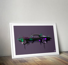 Cargar imagen en el visor de la galería, Ford Mustang Bullitt print - Fueled.art
