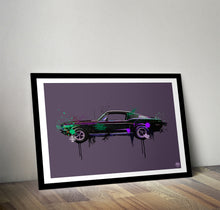 Cargar imagen en el visor de la galería, Ford Mustang Bullitt print - Fueled.art
