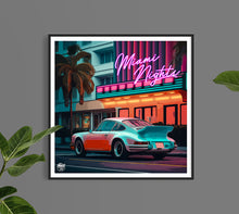 Lade das Bild in den Galerie-Viewer, Classic Porsche 911 Miami print - Fueled.art
