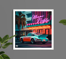 Lade das Bild in den Galerie-Viewer, Classic Porsche 911 Miami print - Fueled.art
