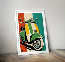 Load image into Gallery viewer, Classic Lambretta print by Fueled.art
