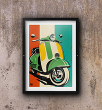 画像をギャラリービューアに読み込む, Classic Lambretta print by Fueled.art
