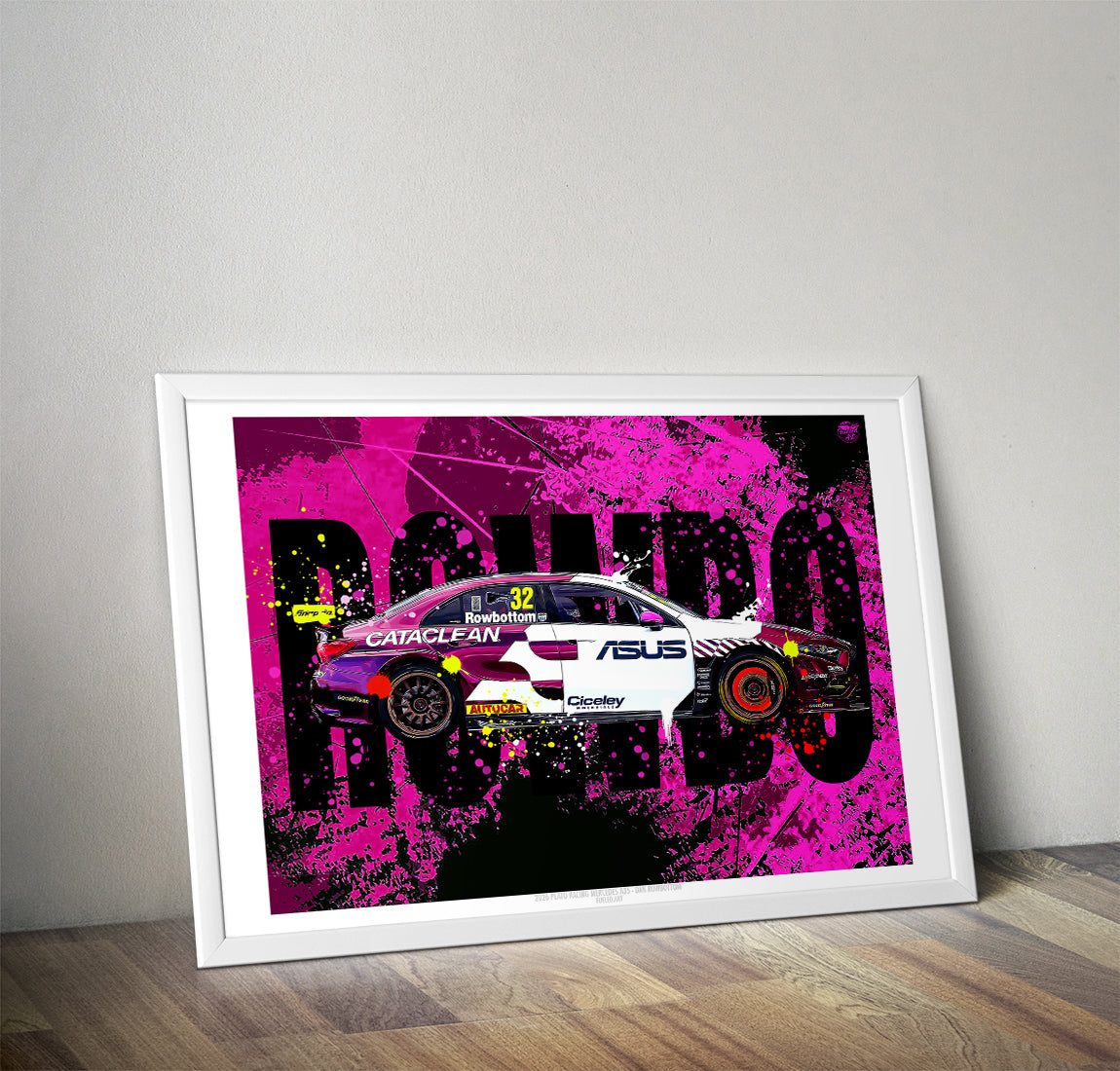 2026 Plato Racing Mercedes A35 Daniel Rowbottom BTCC Print - Fueled.art