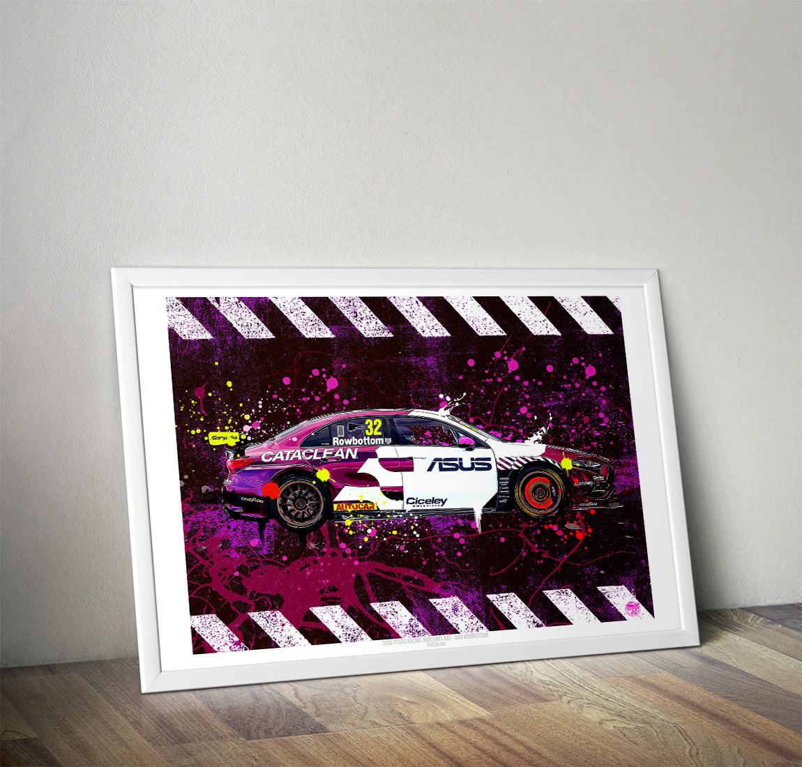 2026 Plato Racing Mercedes A35 Daniel Rowbottom BTCC Print - Fueled.art