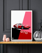 画像をギャラリービューアに読み込む, Ferrari 250 GTO Print - Fueled.art
