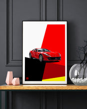 画像をギャラリービューアに読み込む, Ferrari 812 Superfast print - Fueled.art
