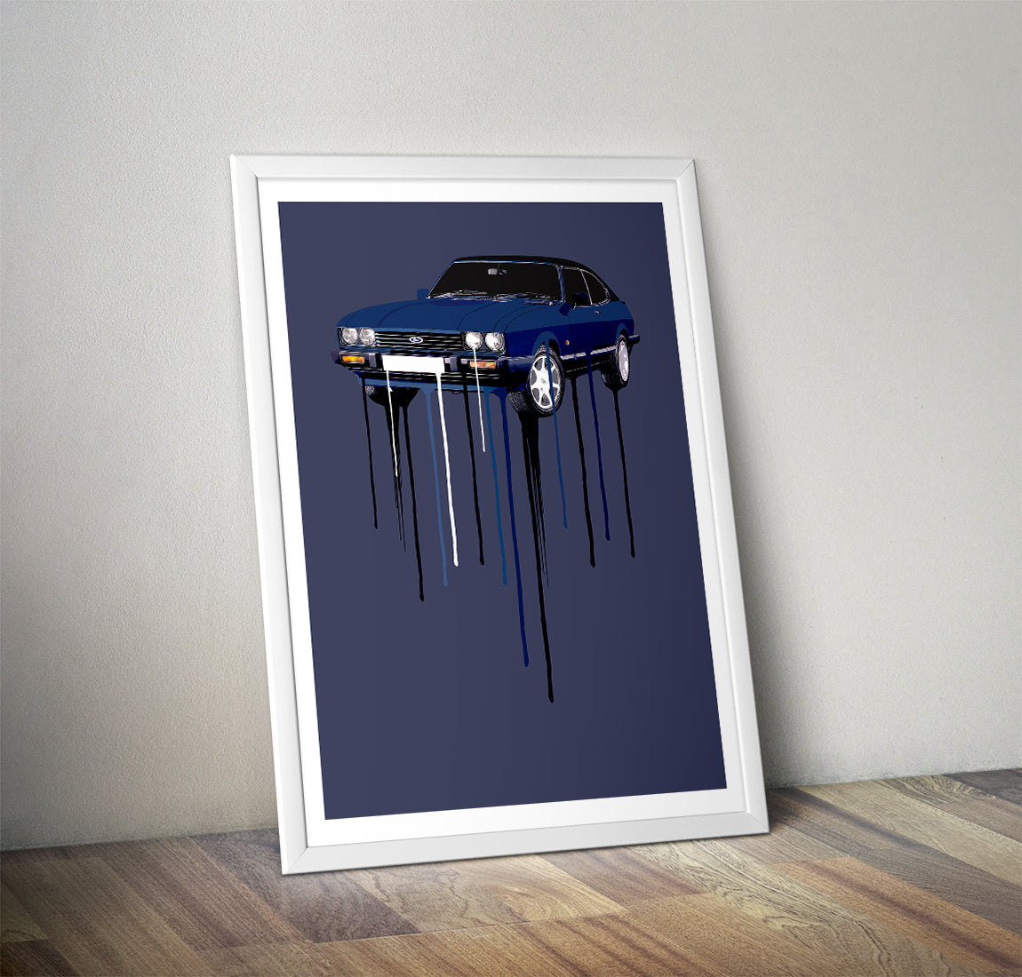 Ford Capri Mk3 Print - Fueled.art