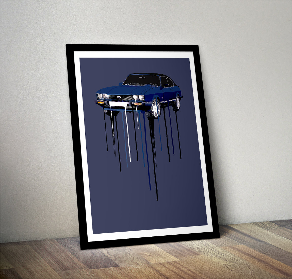 Ford Capri Mk3 Print - Fueled.art