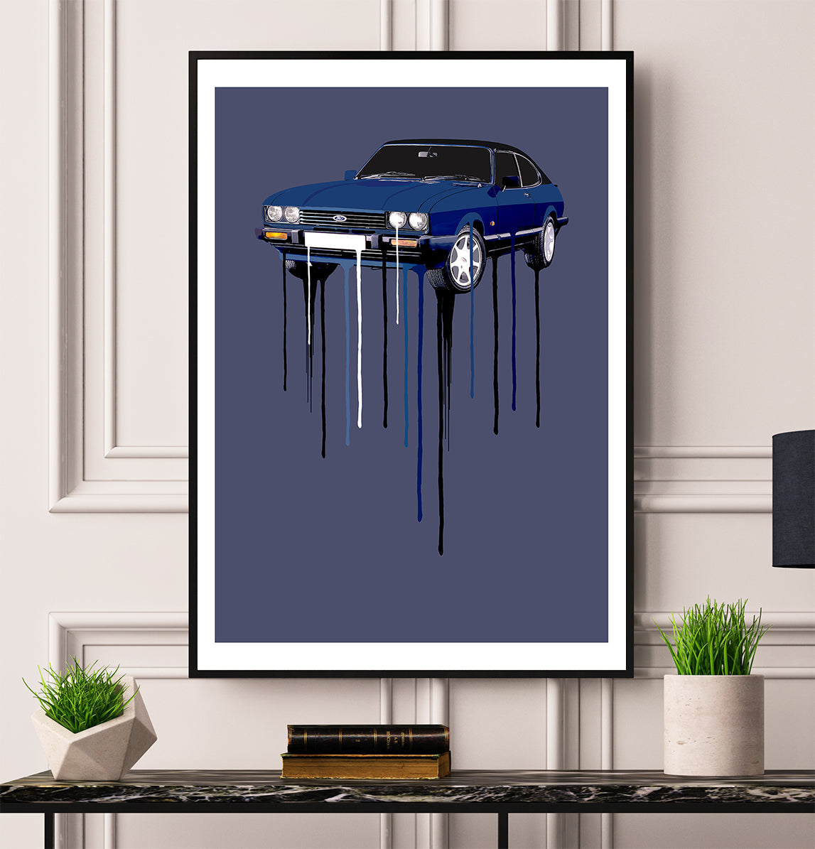 Ford Capri Mk3 Print - Fueled.art