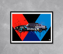 Load image into Gallery viewer, Ford Capri Mk3 Valvoline Print - Fueled.art
