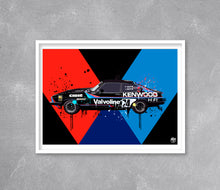 Load image into Gallery viewer, Ford Capri Mk3 Valvoline Print - Fueled.art
