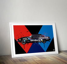 Load image into Gallery viewer, Ford Capri Mk3 Valvoline Print - Fueled.art
