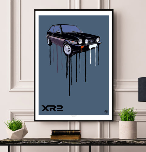 Ford Fiesta Mk1 XR2 Print - Fueled.art