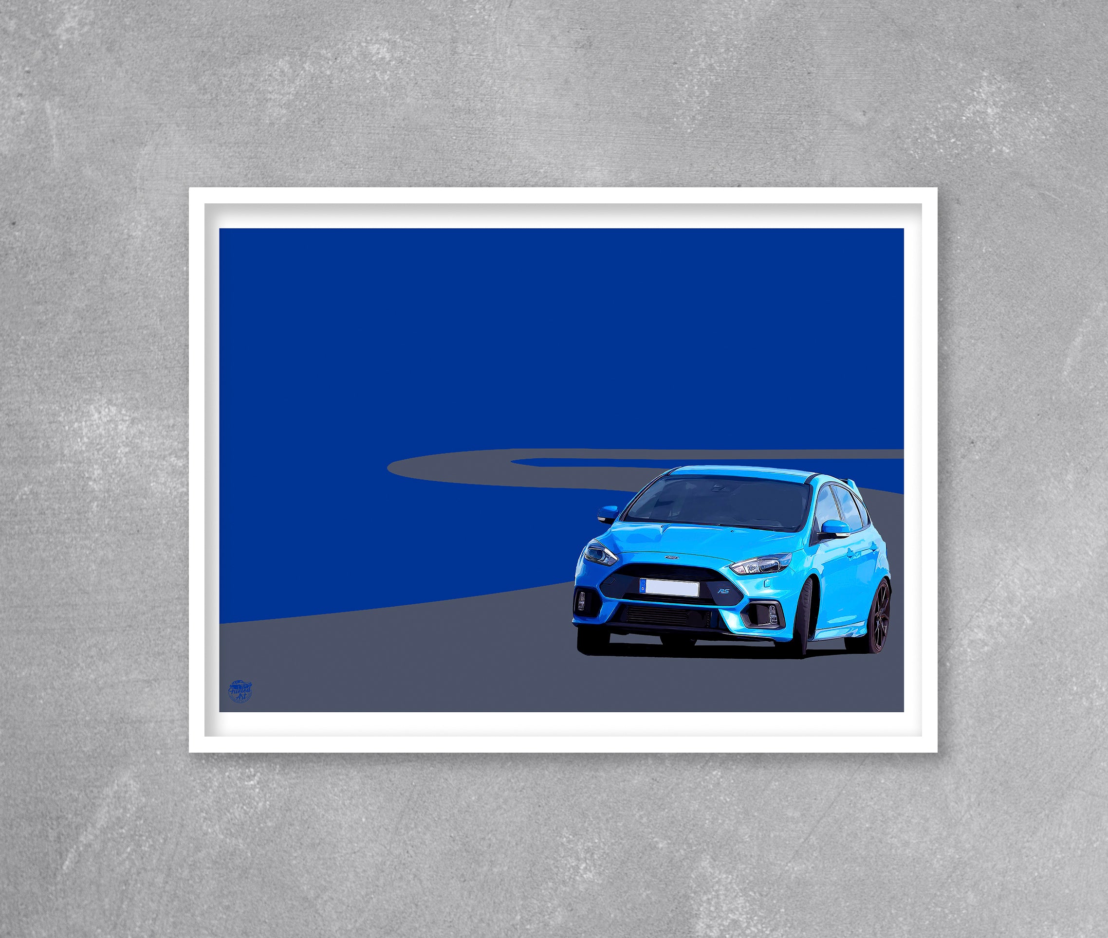 Ford Focus Mk3 RS print - Fueled.art