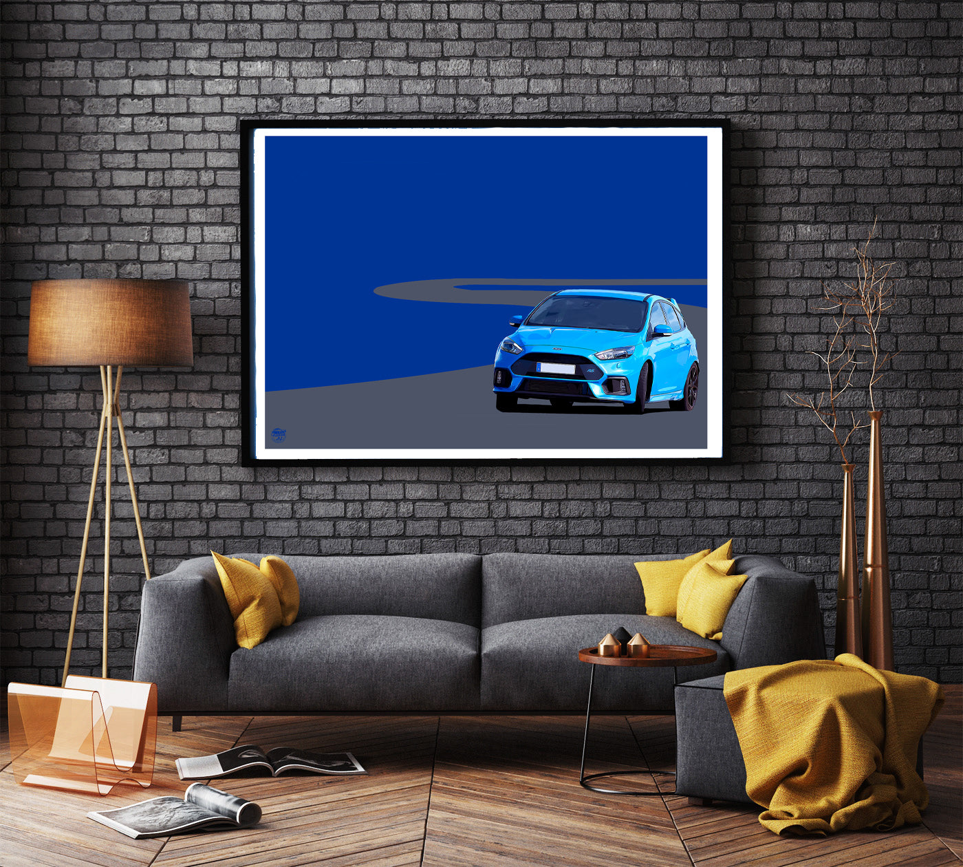 Ford Focus Mk3 RS print - Fueled.art