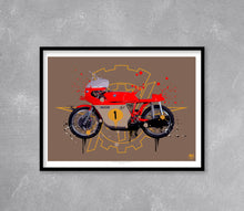 Load image into Gallery viewer, Giacomo Agostini MV Agusta 500 Print - Fueled.art
