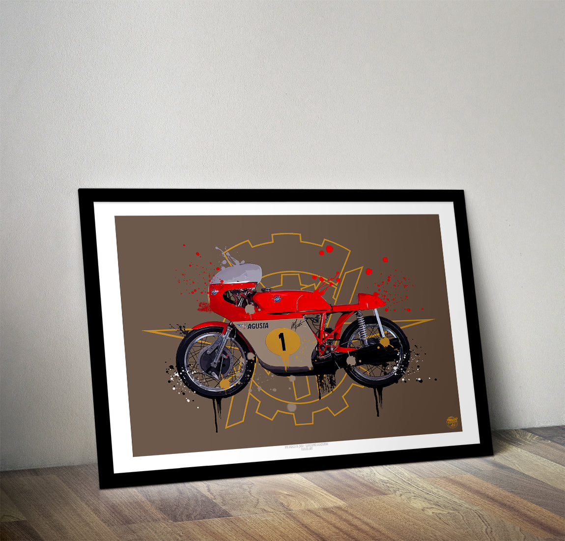 Giacomo Agostini MV Agusta 500 Print - Fueled.art