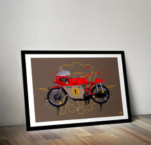 Load image into Gallery viewer, Giacomo Agostini MV Agusta 500 Print - Fueled.art
