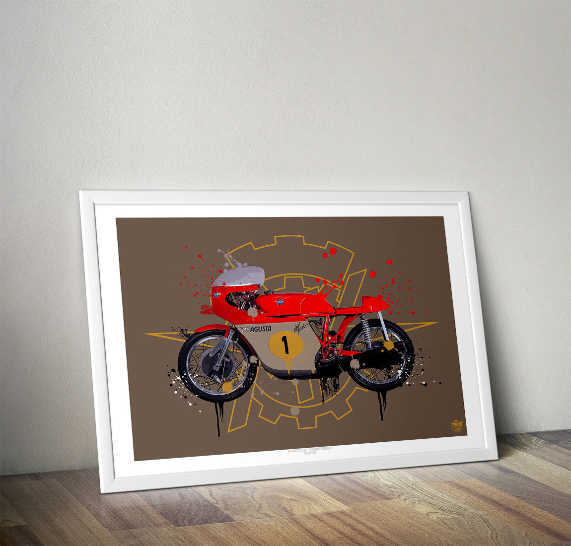 Giacomo Agostini MV Agusta 500 Print - Fueled.art