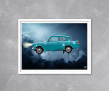 Load image into Gallery viewer, Harry Potter Ford Anglia print - Fueled.art

