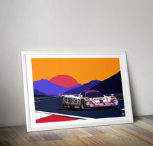 Load image into Gallery viewer, Jaguar XJR-9 Silk Cut Le Mans Print - Fueled.art
