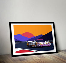 Load image into Gallery viewer, Jaguar XJR-9 Silk Cut Le Mans Print - Fueled.art
