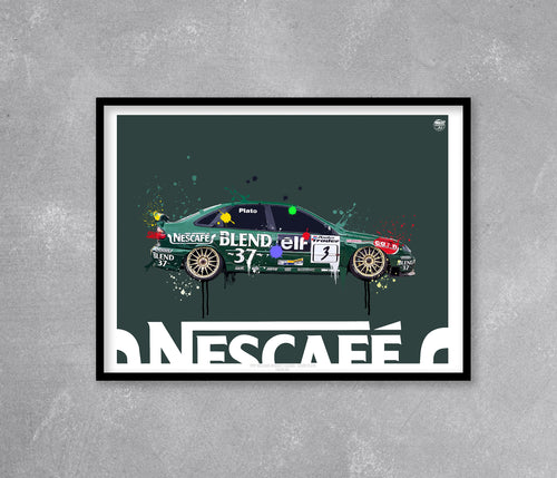Jason Plato 1999 Williams-Renault Laguna BTCC Print - Fueled.art