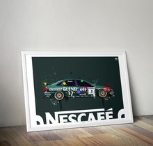 Load image into Gallery viewer, Jason Plato 1999 Williams-Renault Laguna BTCC Print - Fueled.art
