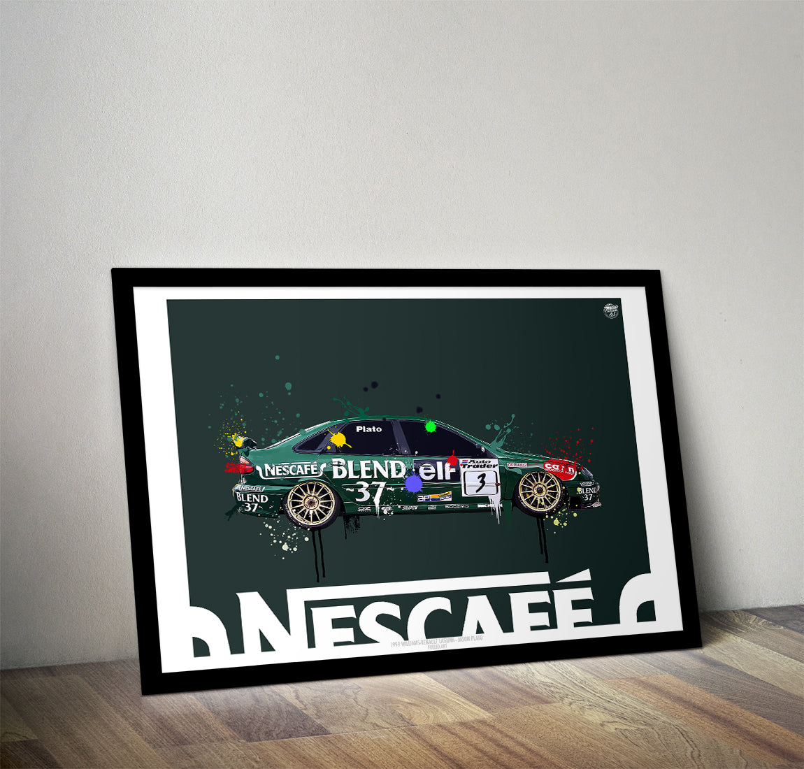 Jason Plato 1999 Williams-Renault Laguna BTCC Print - Fueled.art